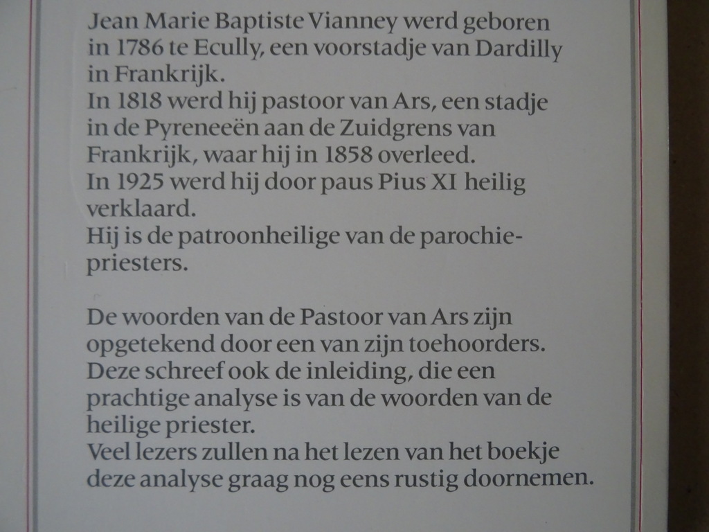 Jean Baptiste Marie Vianney Woorden van de pastoor van Ars - Afbeelding 18
