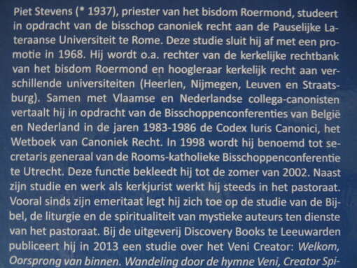 Piet Stevens Moge ik mezelf kennen Moge ik U kennen