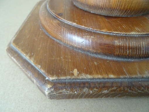 Grote houten zuil 57cm voor beeld