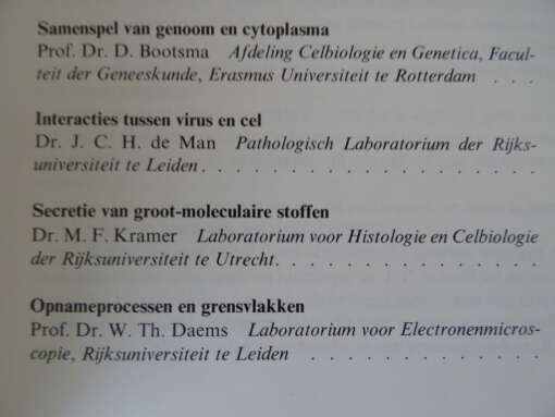 P. van Duijn Celbiologie