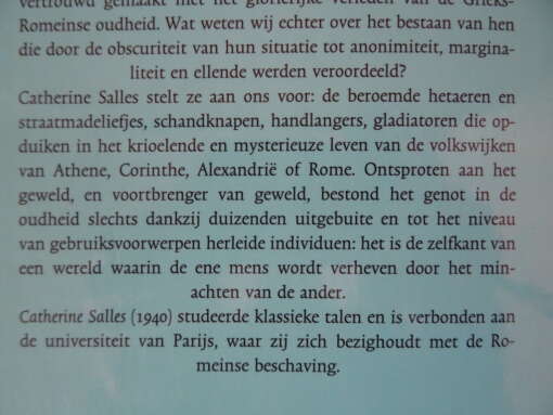 Catherine Salles De zelfkant van de oudheid