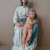 Antiek Mariabeeld de Moeder Gods 37cm