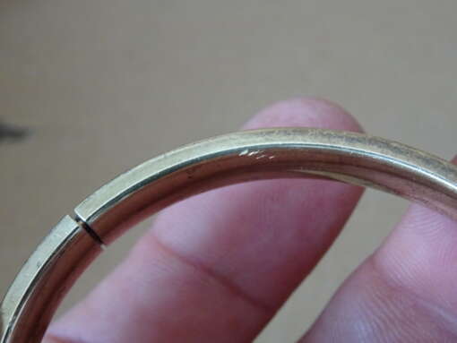 Vergulde armband vintage