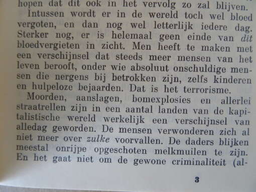 Ernst Henry Tegen terrorisme