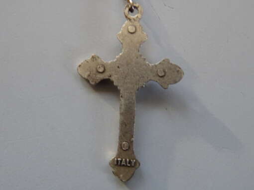 Hand rozenkrans Heilige Maria en Jezus 19cm