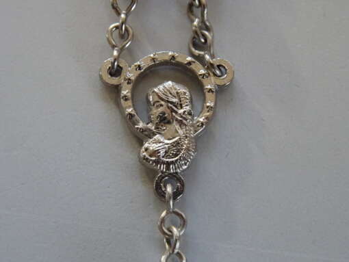 Hand rozenkrans Heilige Maria en Jezus 19cm