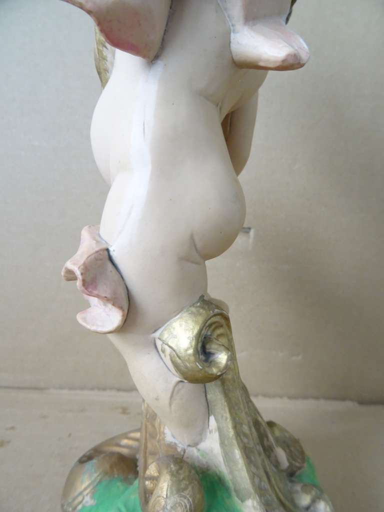 Vintage lamp engel Simonelli Fontanini 19cm - Afbeelding 13