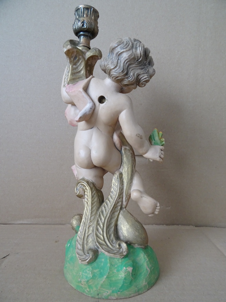 Vintage lamp engel Simonelli Fontanini 19cm - Afbeelding 15