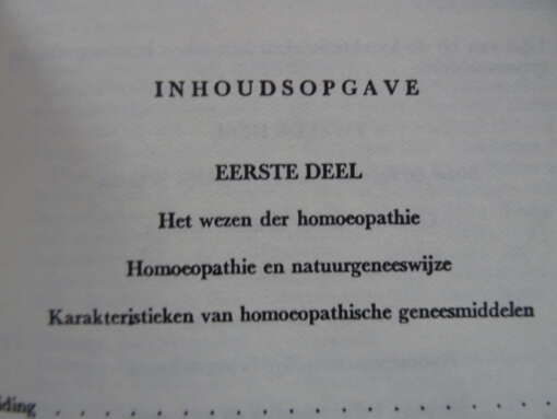 Dr. J. Voorhoeve Homeopathie in de praktijk