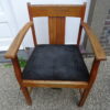 Antieke of vintage houten po stoel