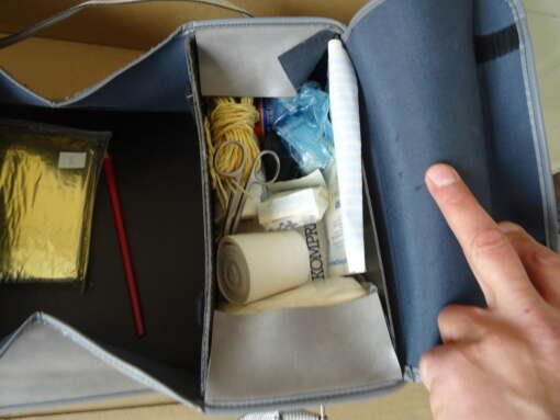 Rode Kruis tas verbandtas gevuld vintage
