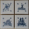 Delfts blauwe miniatuur tegels