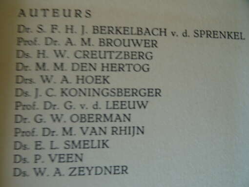 Dr. S. F. H. J. Berkelbach v. d. Sprenkel e.a. Het leven van Jezus