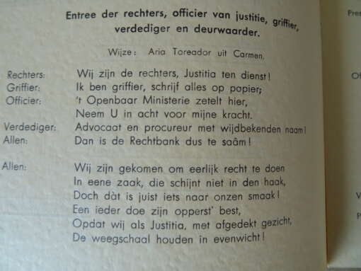 Buitengewone zitting op 30 april 1935 Huwelijksdag van Marthe en Toon