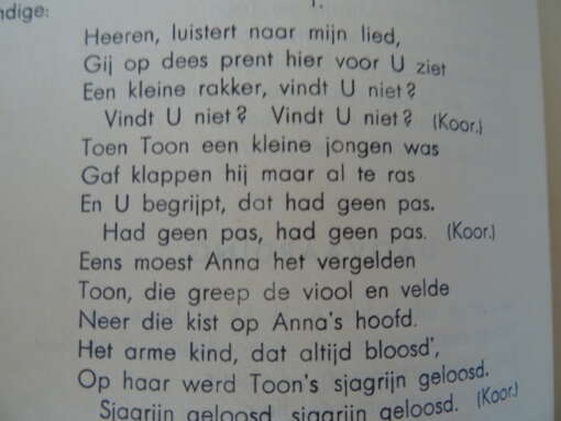 Buitengewone zitting op 30 april 1935 Huwelijksdag van Marthe en Toon