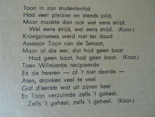Buitengewone zitting op 30 april 1935 Huwelijksdag van Marthe en Toon