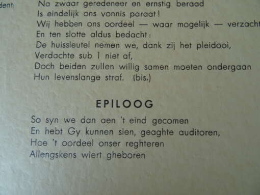 Buitengewone zitting op 30 april 1935 Huwelijksdag van Marthe en Toon