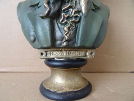 Vintage borstbeeld Beethoven 23cm