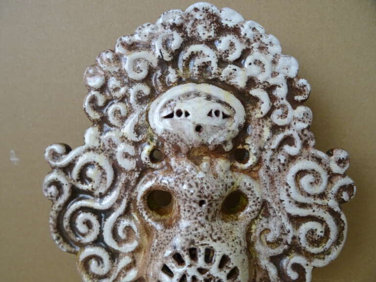 Alternative view of Aardewerk mythologisch beeld Peru 26cm