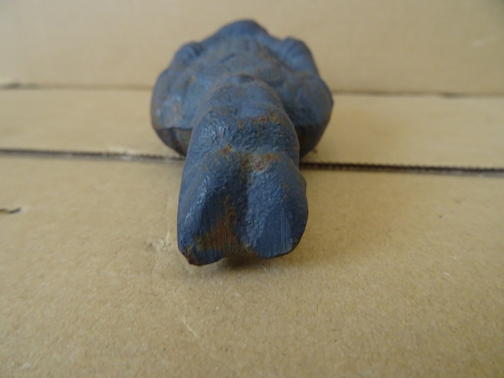 Vintage Chinees beeld terracotta leger gietijzer 16cm Vintage Chinees beeld terracotta leger gietijzer 16cm