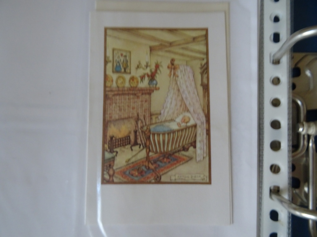Collectie 120 vintage geboortekaartjes o.a. Anton Pieck Kunst Adelt - Afbeelding 12