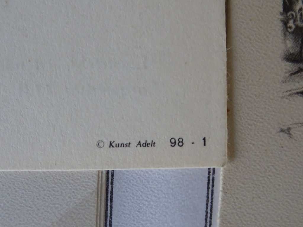Collectie 120 vintage geboortekaartjes o.a. Anton Pieck Kunst Adelt - Afbeelding 18
