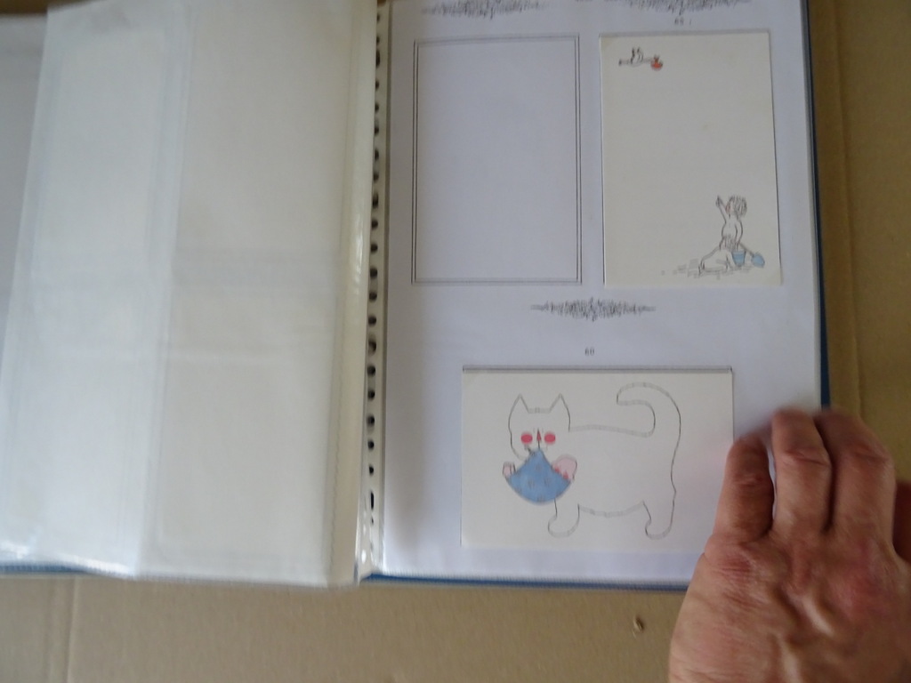 Collectie 120 vintage geboortekaartjes o.a. Anton Pieck Kunst Adelt - Afbeelding 25