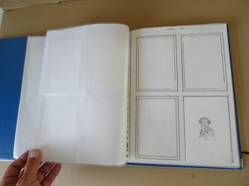 Collectie 120 vintage geboortekaartjes o.a. Anton Pieck Kunst Adelt - Afbeelding 28