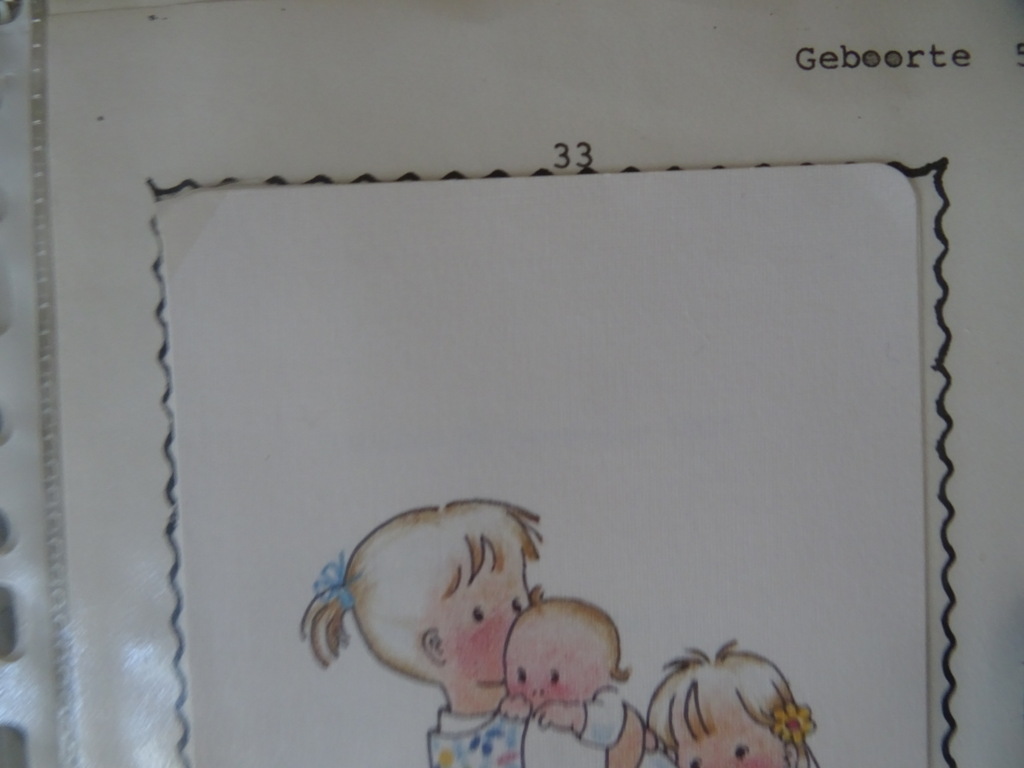 Collectie 120 vintage geboortekaartjes o.a. Anton Pieck Kunst Adelt - Afbeelding 37