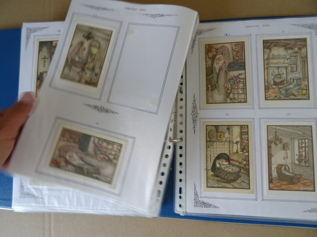 Collectie 120 vintage geboortekaartjes o.a. Anton Pieck Kunst Adelt - Afbeelding 52