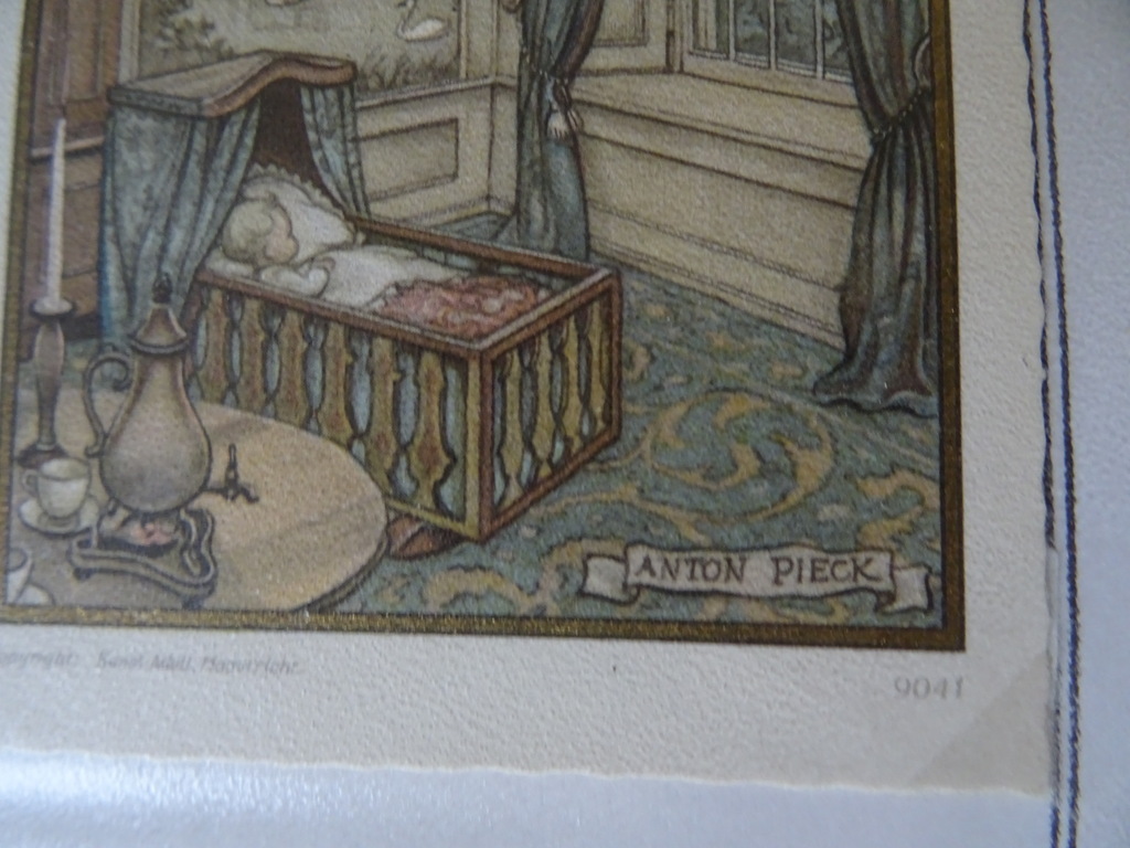 Collectie 120 vintage geboortekaartjes o.a. Anton Pieck Kunst Adelt - Afbeelding 57