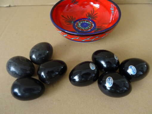 Collectie glazen eieren Made in Italy