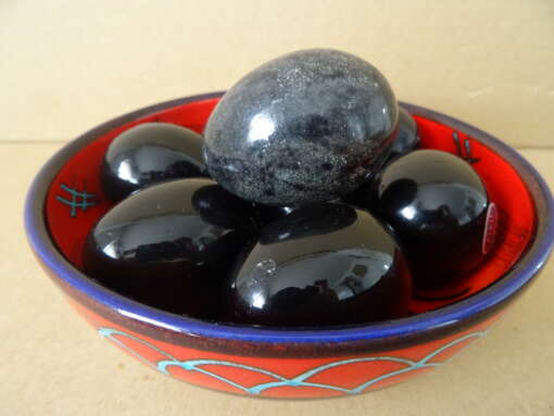 Collectie glazen eieren Made in Italy