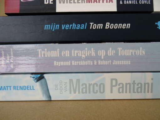Collectie wieler boeken wielrennen wielrenners 9 euro per stuk