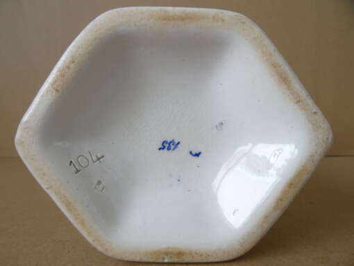 Antieke Delfts blauwe vaas 25cm