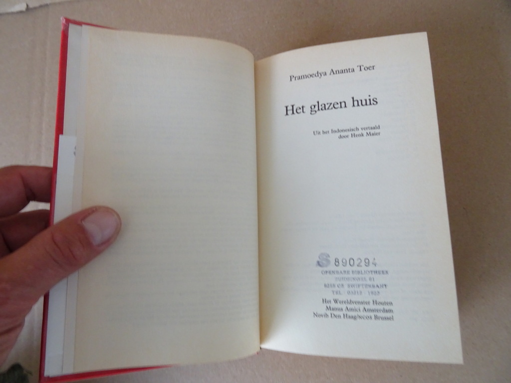 Pramoedya Ananta Toer Het glazen huis - Afbeelding 12