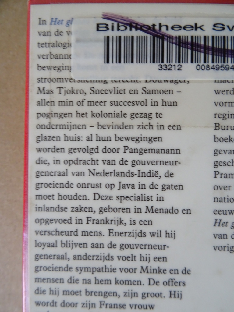 Pramoedya Ananta Toer Het glazen huis - Afbeelding 27
