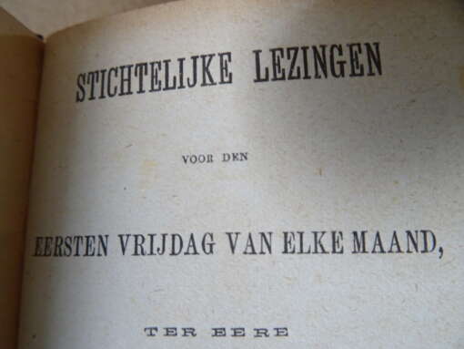 Stichtelijke lezingen voor den eersten vrijdag