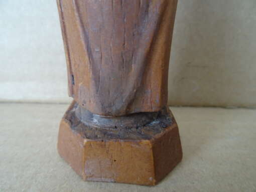 Fraai houten beeldje Heilige Rita 17cm