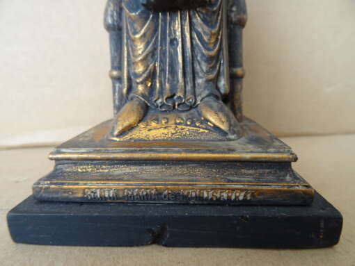 Mariabeeld De Zwarte Madonna van Montserrat 15cm