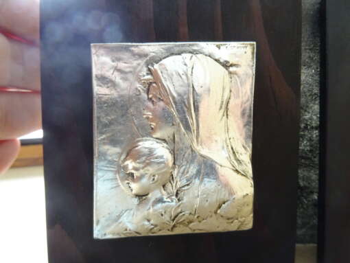 Icoontjes de Moeder Gods en Jezus Christus 8x9cm