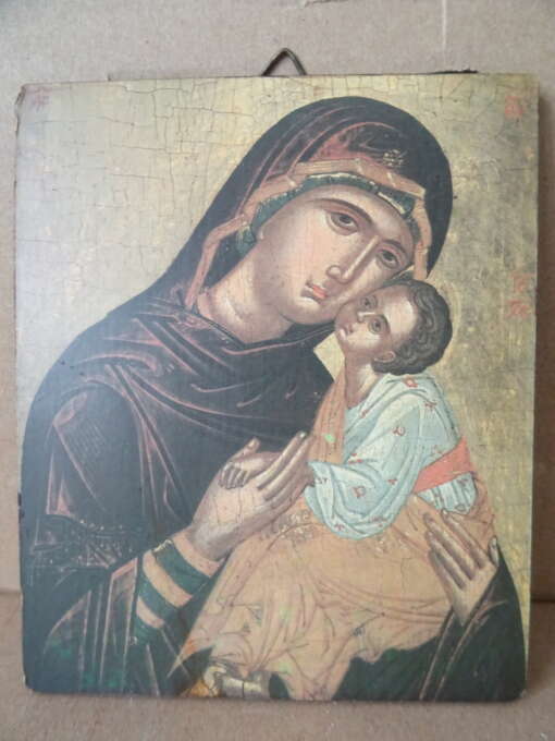 Icoon de Moeder Gods 10x12cm Apostolaat Oosterse kerken