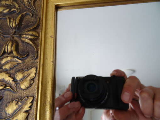 Enorme facet geslepen spiegel 75x106cm