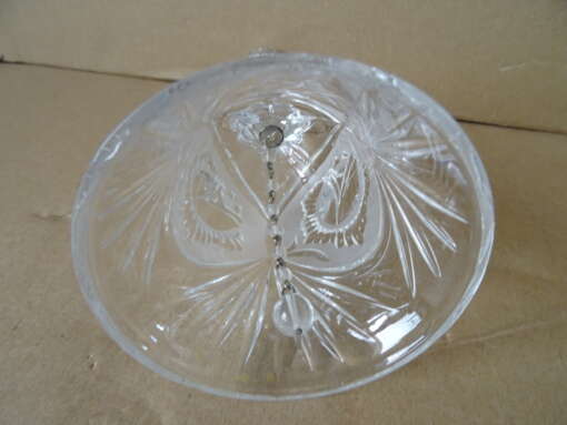 Vintage kristallen tafelbel 21cm