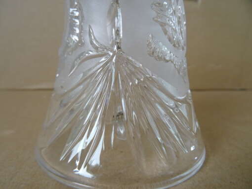 Vintage kristallen tafelbel 21cm