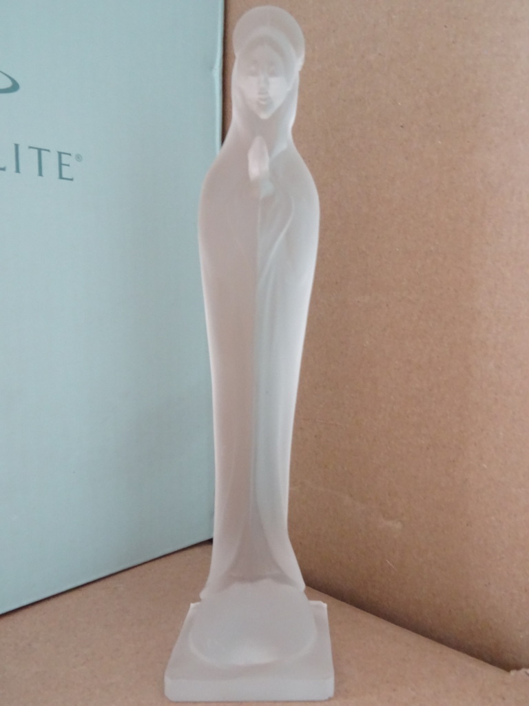 Glazen Mariabeeldje Praag 15cm - Afbeelding 12