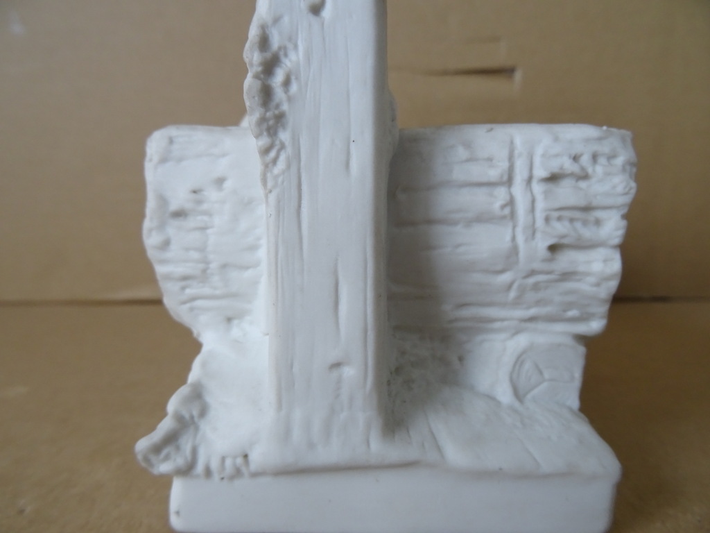 Antiek porseleinen jardinière beeld 15cm - Afbeelding 7