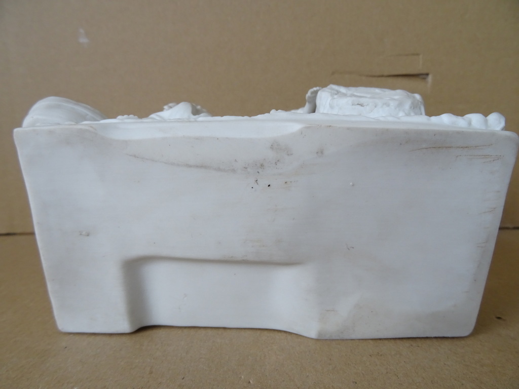 Antiek porseleinen jardinière beeld 15cm - Afbeelding 15