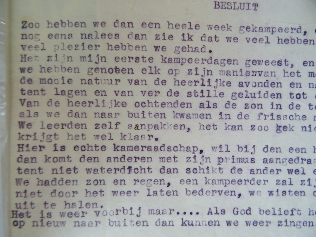 Collectie reisverslagen en foto's scouting 1935-1950 - Afbeelding 7