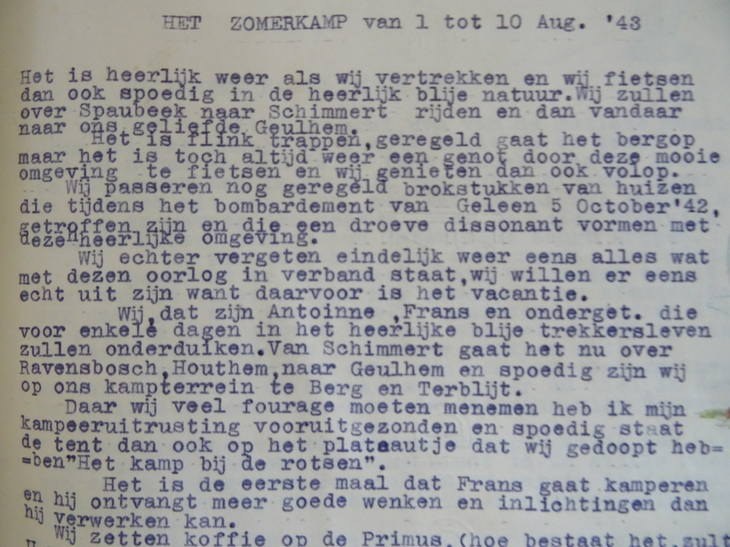 Collectie reisverslagen en foto's scouting 1935-1950 - Afbeelding 23